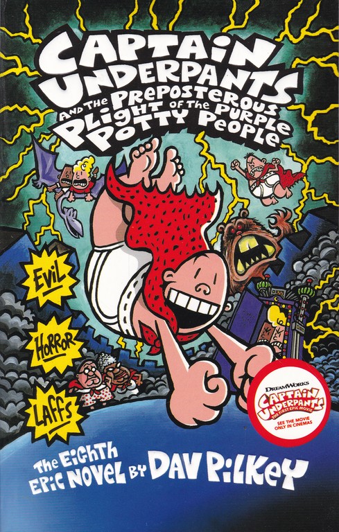 رمان Captain Underpants 8(And the Preposterous …)