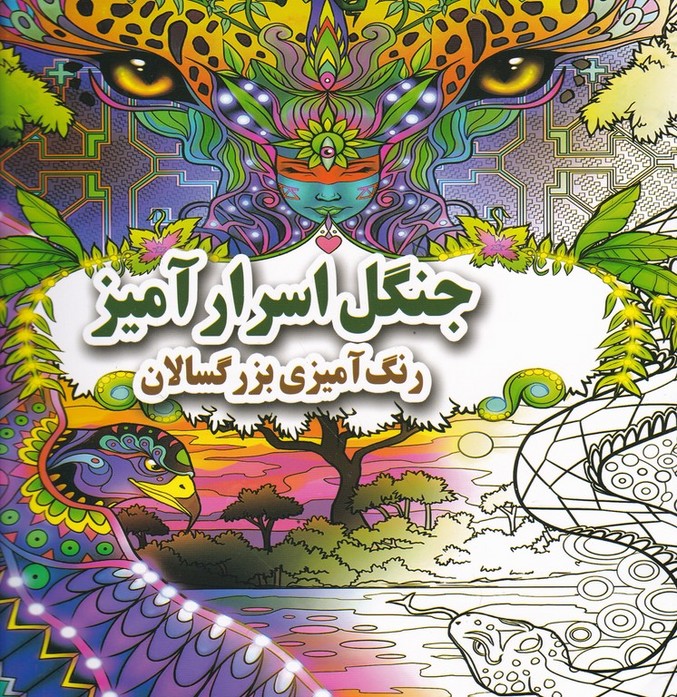 رنگ آمیزی بزرگسالان(جنگل اسرار آمیز)