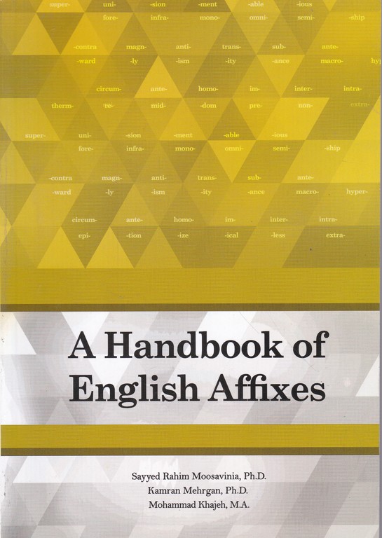 A Handbook of English Affixes